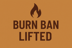 Burn Ban is Lifted